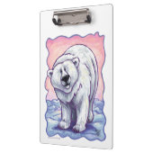 Geschenke und Accessoires für Polarbären Klemmbrett (Links)