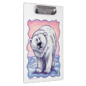 Geschenke und Accessoires für Polarbären Klemmbrett (Rechts)