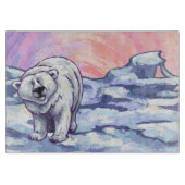 Geschenke und Accessoires für Polarbären Schneidebrett (Vorderseite)