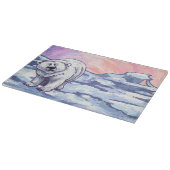 Geschenke und Accessoires für Polarbären Schneidebrett (Ecke)