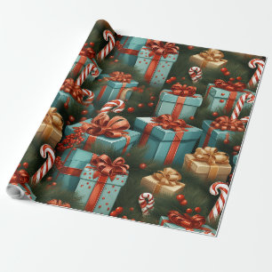 Geschenke und Bonbons Geschenkpapier