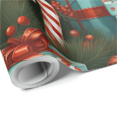 Geschenke und Bonbons Geschenkpapier (Rolleneckpunkt)