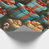 Geschenke und Bonbons Geschenkpapier (Ecke)