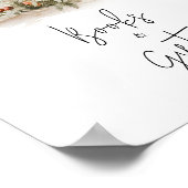 Geschenke und Bücher aus dem Pilzwald Poster (Ecke)