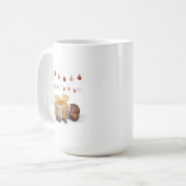 Geschenke und Christbaumkugeln Kaffeetasse (Vorderseite Links)
