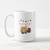 Geschenke und Christbaumkugeln