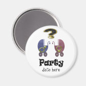 Geschenke und Einladungen zum Party von Frauen und Magnet (Vorderseite/Rückseite)