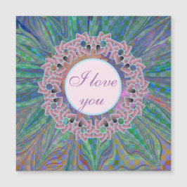 Geschenke und Favoriten Blumendesign Magnetkarte