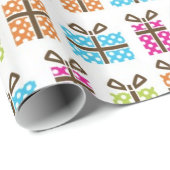 Geschenke und Geschenkpapier (Rolleneckpunkt)