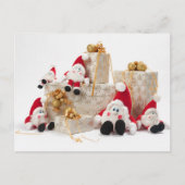 Geschenke und Gnome Postkarte (Vorderseite)