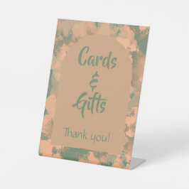 Geschenke und Karten der modernen Arena Sockelschild