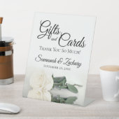 Geschenke und Karten Elfenbein oder Weiße Rose Vie Sockelschild (In SItu)