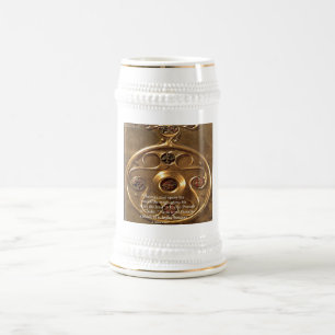 Geschenke und Karten für keltische Kunstgegenständ Bierglas