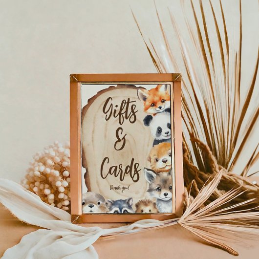 Geschenke und Karten Niedliches Babyduschzeichen Poster