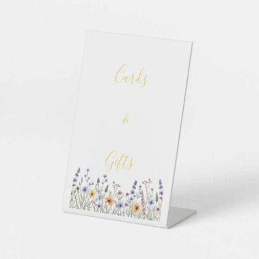 Geschenke und Karten Schild (Vorderseite)