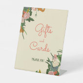 Geschenke und Karten Sockelschild (Vorderseite)