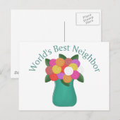 Geschenke und T-Shirts der besten Nachbarschaft de Postkarte (Vorne/Hinten)