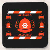 Geschenke und Zubehör der britischen Polizei Getränkeuntersetzer (Vorderseite)