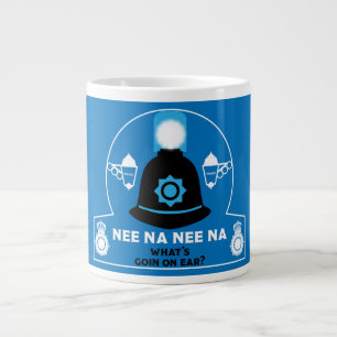 Geschenke und Zubehör der britischen Polizei Jumbo-Tasse