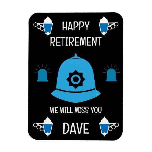 Geschenke und Zubehör der britischen Polizei Magnet (Vertikal)