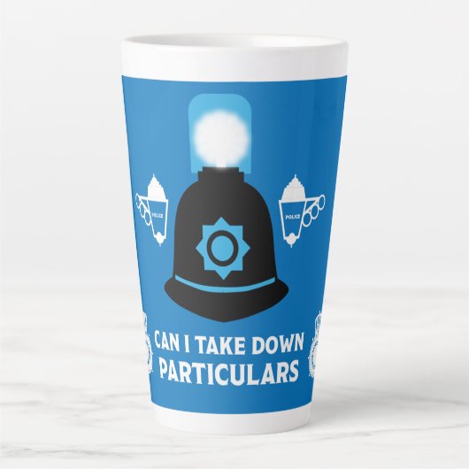 Geschenke und Zubehör der britischen Polizei Milchtasse (Vorderseite)