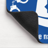 Geschenke und Zubehör der britischen Polizei Mousepad (Ecke)