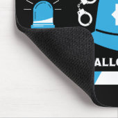 Geschenke und Zubehör der britischen Polizei Mousepad (Ecke)
