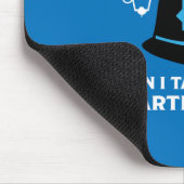 Geschenke und Zubehör der britischen Polizei Mousepad (Ecke)