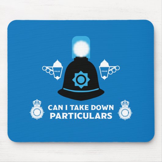 Geschenke und Zubehör der britischen Polizei Mousepad (Vorne)