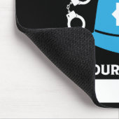Geschenke und Zubehör der britischen Polizei Mousepad (Ecke)