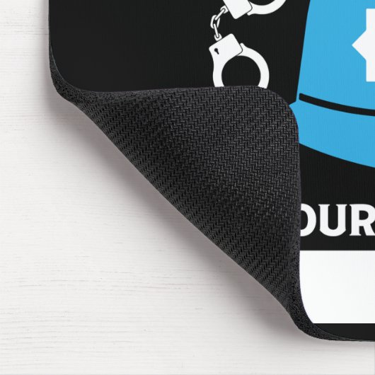Geschenke und Zubehör der britischen Polizei Mousepad (Ecke)