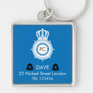 Geschenke und Zubehör der britischen Polizei Schlüsselanhänger