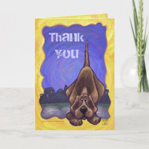 Geschenke und Zubehör für Hunde Dankeskarte