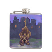 Geschenke und Zubehör für Hunde Flachmann (Vorderseite)