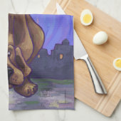 Geschenke und Zubehör für Hunde Geschirrtuch (Viertel Falte)