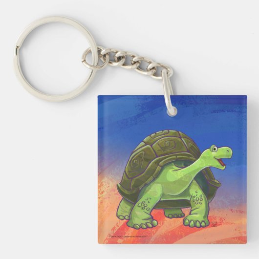Geschenke und Zubehör für Schildkröten Schlüsselanhänger (Vorderseite)