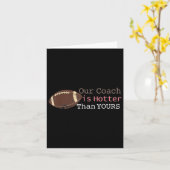 Geschenke unser Coach ist heißer als dein Fall Ck Karte (Gelbe Blume)