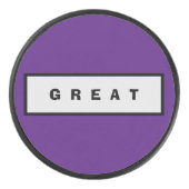 Geschenke unter 100$ Zubehör Authority® GREAT Eishockey Puck (Vorderseite)