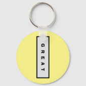 Geschenke: unter 15$ Attraktive Authority® GREAT Schlüsselanhänger (Vorderseite)