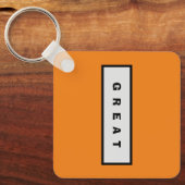 Geschenke: unter 25$ Attraktive Authority® GREAT Schlüsselanhänger (Vorderseite)