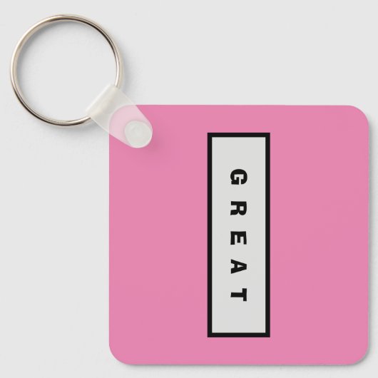 Geschenke: unter 25$ Attraktive Authority® GREAT Schlüsselanhänger (Vorderseite)