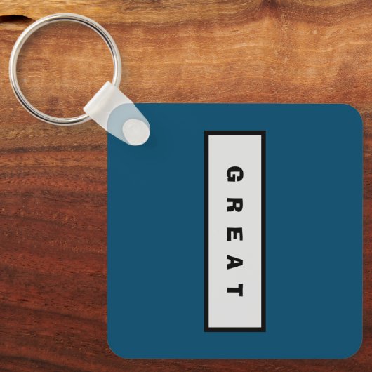 Geschenke: unter 25$ Attraktive Authority® GREAT Schlüsselanhänger (Vorderseite)