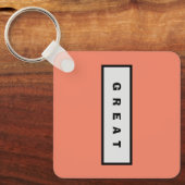 Geschenke: unter 25$ Attraktive Authority® GREAT Schlüsselanhänger (Vorderseite)