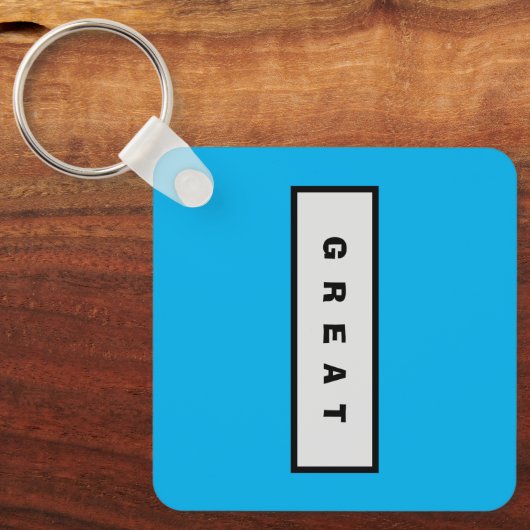 Geschenke: unter 25$ Attraktive Authority® GREAT Schlüsselanhänger (Vorderseite)