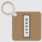 Geschenke: unter 25$ Attraktive Authority® GREAT Schlüsselanhänger (Vorderseite)