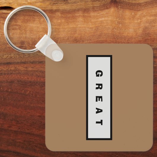 Geschenke: unter 25$ Attraktive Authority® GREAT Schlüsselanhänger (Vorderseite)