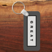 Geschenke: unter 75$ Attraktive Authority® GREAT Schlüsselanhänger (Vorderseite)