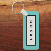 Geschenke: unter 75$ Attraktive Authority® GREAT Schlüsselanhänger (Vorderseite)