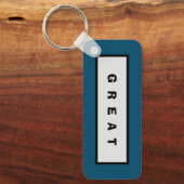 Geschenke: unter 75$ Attraktive Authority® GREAT Schlüsselanhänger (Vorderseite)