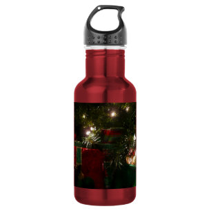 Geschenke unter dem Baum Weihnachtsfeiertag Edelstahlflasche
